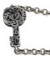 中古・古着 GUCCI (グッチ) シルバージュエリー ダブルG キーブレスレット サイズ:17：20000円