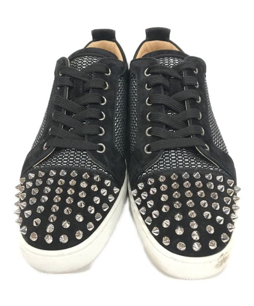 Christian Louboutin（クリスチャン・ルブタン）Christian Louboutin (クリスチャン・ルブタン) スタッズスニーカー レザー  ブラック サイズ:41 1/2の古着・服飾アイテム