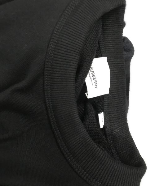BURBERRY（バーバリー）BURBERRY (バーバリー) スウェット ロゴ ブラック サイズ:XSの古着・服飾アイテム