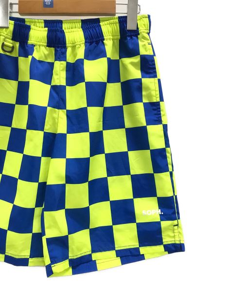 F.C.R.B.（エフシーレアルブリストル）F.C.R.B. (エフシーアールビー) SOPH. (ソフネット) ショートパンツ PRACTICE SHORTS（プラクティス ショートパンツ） ブルー系 サイズ:Sの古着・服飾アイテム