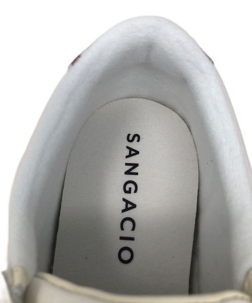 Sangacio（サンガッチョ）Sangacio (サンガッチョ) Jean Michel Basquiat (ジャン＝ミシェル・バスキア) スニーカー にゅSG『Basquiat』(バスキア) ホワイト サイズ:27cmの古着・服飾アイテム