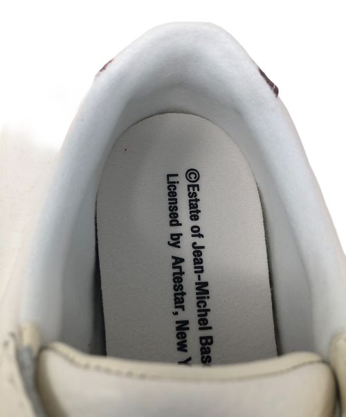 Sangacio（サンガッチョ）Sangacio (サンガッチョ) Jean Michel Basquiat (ジャン＝ミシェル・バスキア) スニーカー にゅSG『Basquiat』(バスキア) ホワイト サイズ:27cmの古着・服飾アイテム