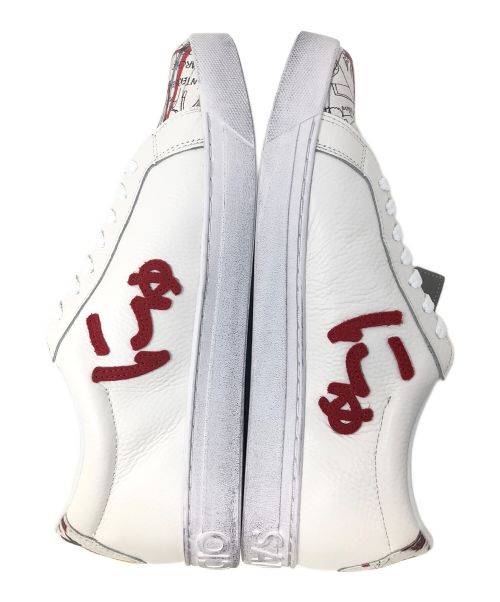 Sangacio（サンガッチョ）Sangacio (サンガッチョ) Jean Michel Basquiat (ジャン＝ミシェル・バスキア) スニーカー にゅSG『Basquiat』(バスキア) ホワイト サイズ:27cmの古着・服飾アイテム