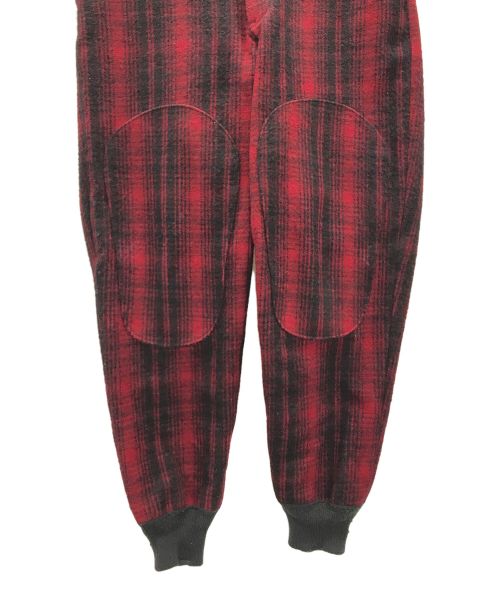 WOOLRICH（ウールリッチ）WOOLRICH (ウールリッチ) 70’ｓ ウールハンティングパンツ レッド×ブラック サイズ:36の古着・服飾アイテム