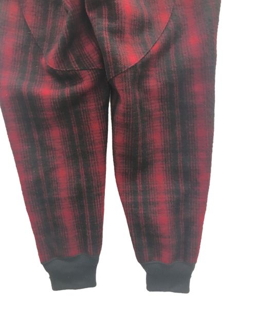 WOOLRICH（ウールリッチ）WOOLRICH (ウールリッチ) 70’ｓ ウールハンティングパンツ レッド×ブラック サイズ:36の古着・服飾アイテム