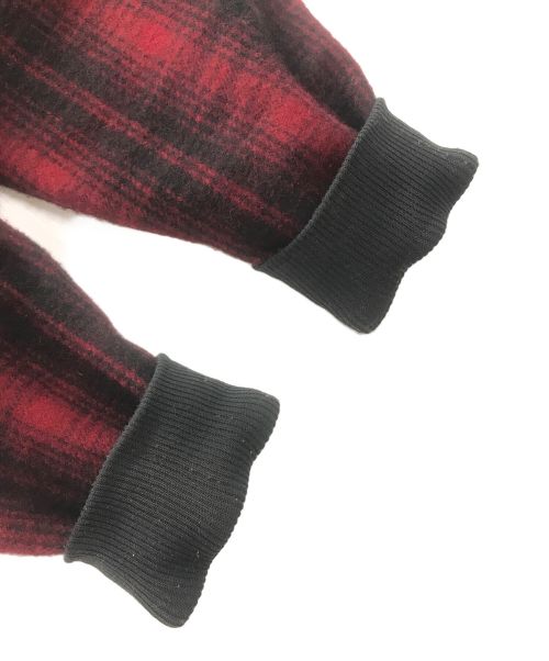 WOOLRICH（ウールリッチ）WOOLRICH (ウールリッチ) 70’ｓ ウールハンティングパンツ レッド×ブラック サイズ:36の古着・服飾アイテム
