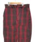 WOOLRICH (ウールリッチ) 70’ｓ ウールハンティングパンツ レッド×ブラック サイズ:36：4000円