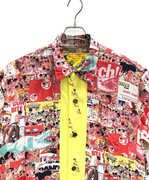 Sun Surf（サンサーフ）Sun Surf (サンサーフ) アロハシャツ レッド×イエロー サイズ:実寸サイズにてご確認ください。の古着・服飾アイテム