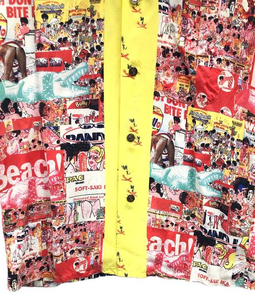 Sun Surf（サンサーフ）Sun Surf (サンサーフ) アロハシャツ レッド×イエロー サイズ:実寸サイズにてご確認ください。の古着・服飾アイテム