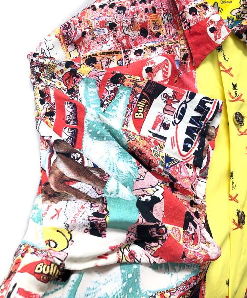 Sun Surf（サンサーフ）Sun Surf (サンサーフ) アロハシャツ レッド×イエロー サイズ:実寸サイズにてご確認ください。の古着・服飾アイテム