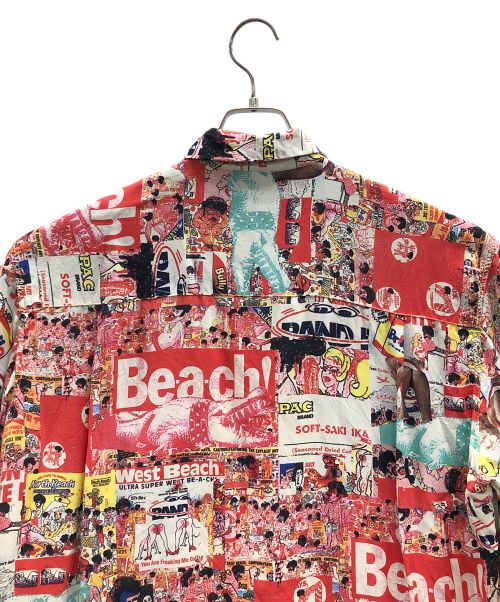 Sun Surf（サンサーフ）Sun Surf (サンサーフ) アロハシャツ レッド×イエロー サイズ:実寸サイズにてご確認ください。の古着・服飾アイテム