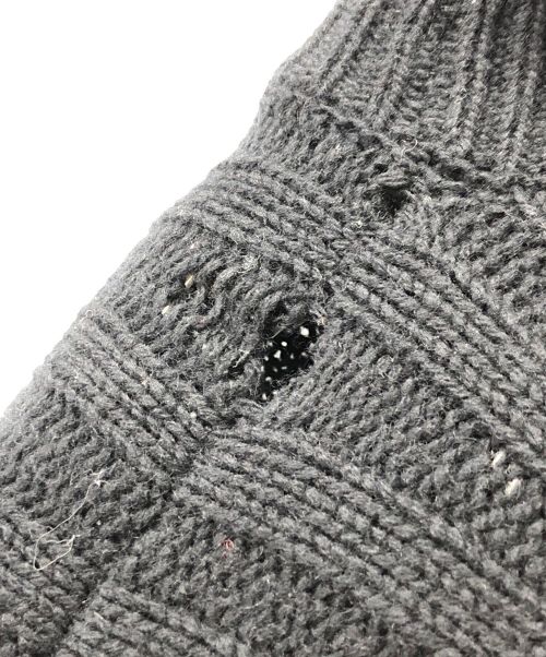 MARITHE+FRANCOIS GIRBAUD（マリテフランソワジルボー）MARITHE+FRANCOIS GIRBAUD (マリテフランソワジルボー) ニット ブラック サイズ:Lの古着・服飾アイテム