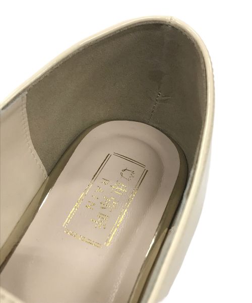 卑弥呼（ヒミコ）卑弥呼 (ヒミコ) レインコインローファー オフホワイト サイズ:24cmの古着・服飾アイテム