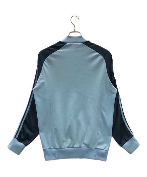 adidas（アディダス）adidas (アディダス) VENTEX (ヴェンテックス) 70S ヴィンテージジャージ トラックジャケット ブルー×ネイビー サイズ:実寸サイズにてご確認ください。の古着・服飾アイテム