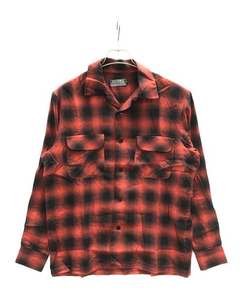 Hysteric Glamour（ヒステリックグラマー）Hysteric Glamour (ヒステリックグラマー) オープンカラーシャツ レッド サイズ:Sの古着・服飾アイテム