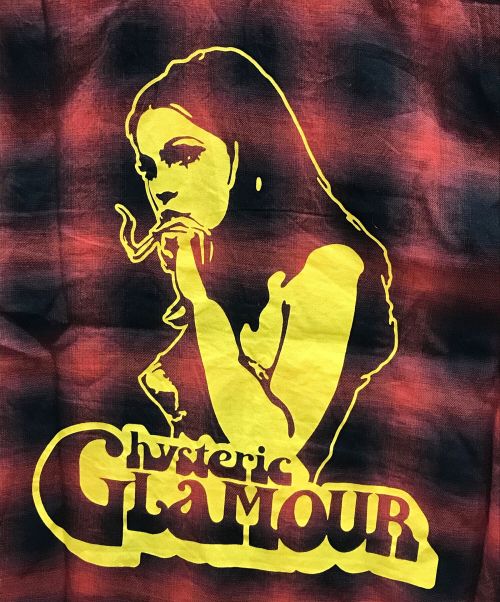 Hysteric Glamour（ヒステリックグラマー）Hysteric Glamour (ヒステリックグラマー) オープンカラーシャツ レッド サイズ:Sの古着・服飾アイテム