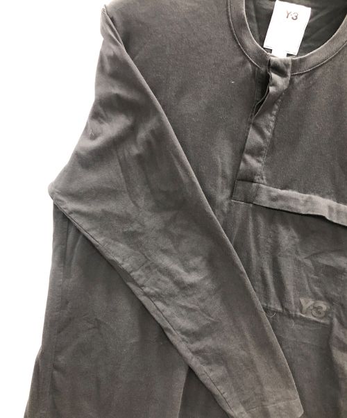 Y-3（ワイスリー）Y-3 (ワイスリー) 長袖シャツ CLASSIC HENLEY(クラシックヘンリー) ブラック サイズ:M/Mの古着・服飾アイテム