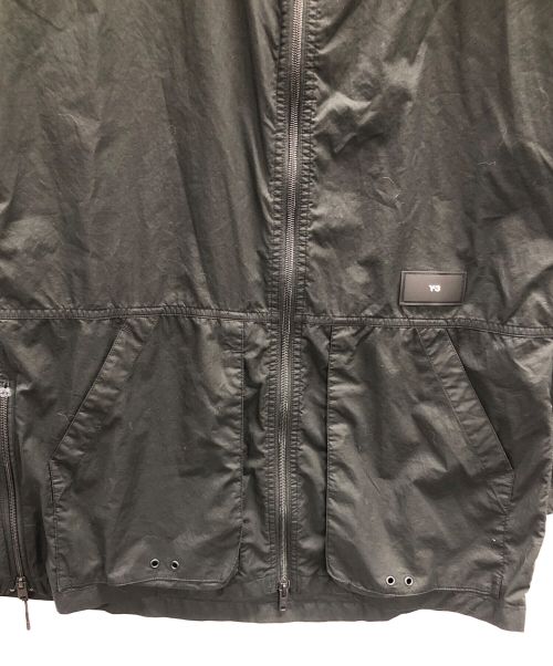 Y-3（ワイスリー）Y-3 (ワイスリー) ジップアップシャツ RIPSTOP OVRSHIR(リップストップオーバーシャツ) ブラック サイズ:Sの古着・服飾アイテム