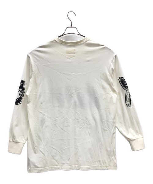 Y-3（ワイスリー）Y-3 (ワイスリー) グラフィックロングスリーブTシャツ ホワイト サイズ:S/Pの古着・服飾アイテム