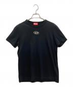 DIESELディーゼル）の古着「オーバルロゴTシャツ」｜ブラック