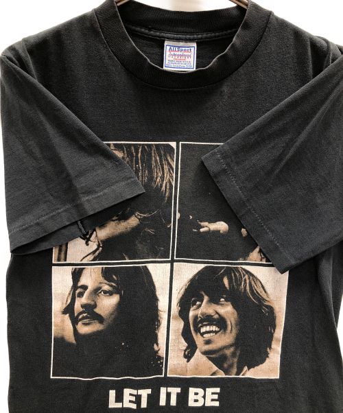 ALL SPORT（オールスポーツ）ALL SPORT (オールスポーツ) バンドTシャツ The Beatles Let It Be tee（ザ ビートルズ レット イット ビー ティー） ブラック サイズ:Sの古着・服飾アイテム