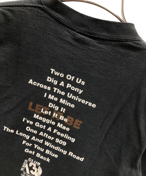 ALL SPORT（オールスポーツ）ALL SPORT (オールスポーツ) バンドTシャツ The Beatles Let It Be tee（ザ ビートルズ レット イット ビー ティー） ブラック サイズ:Sの古着・服飾アイテム