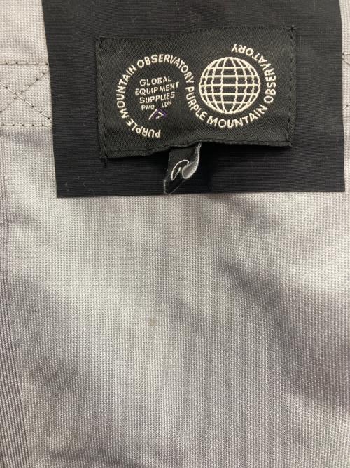 PURPLE MOUNTAIN OBSERVATORY（パープル マウンテン オブザーバトリー）PURPLE MOUNTAIN OBSERVATORY (パープル マウンテン オブザーバトリー) マウンテンパーカー ブラック サイズ:Lの古着・服飾アイテム