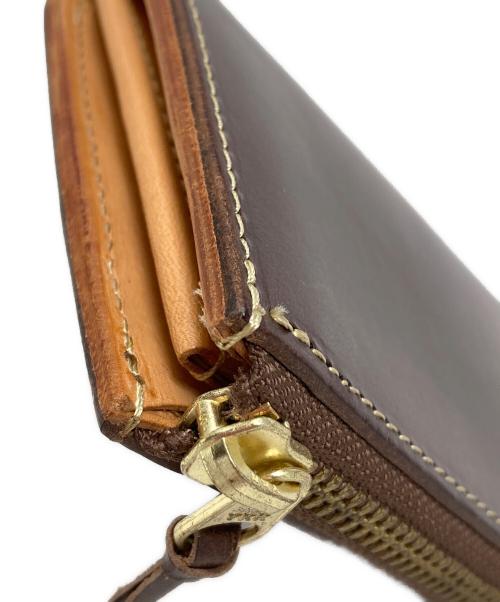 nakota（ナコタ）nakota (ナコタ) 長財布 ブッテーロレザー L（エル）字ファスナー ロングウォレット ブラウン サイズ:実寸サイズにてご確認ください。の古着・服飾アイテム