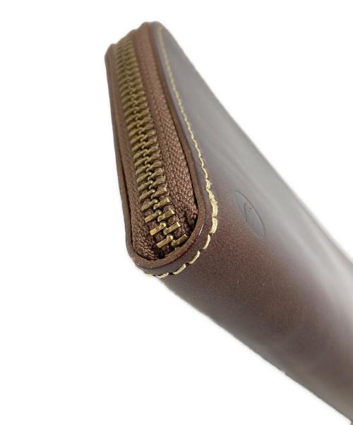 nakota（ナコタ）nakota (ナコタ) 長財布 ブッテーロレザー L（エル）字ファスナー ロングウォレット ブラウン サイズ:実寸サイズにてご確認ください。の古着・服飾アイテム