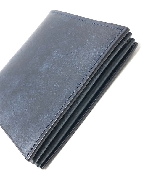 Lemma（レンマ）Lemma (レンマ) 2つ折り財布 ネイビー サイズ:実寸サイズにてご確認ください。の古着・服飾アイテム