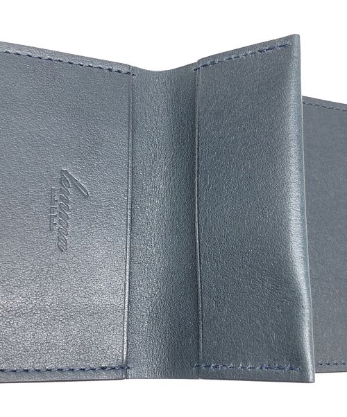 Lemma（レンマ）Lemma (レンマ) 2つ折り財布 ネイビー サイズ:実寸サイズにてご確認ください。の古着・服飾アイテム