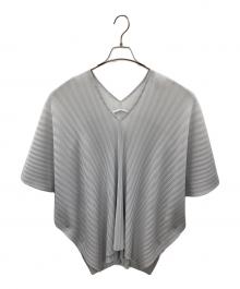 PLEATS PLEASE（プリーツプリーズ）の古着「プリーツブラウス PLEATS PLEASE（プリーツ プリーズ）」｜グレー