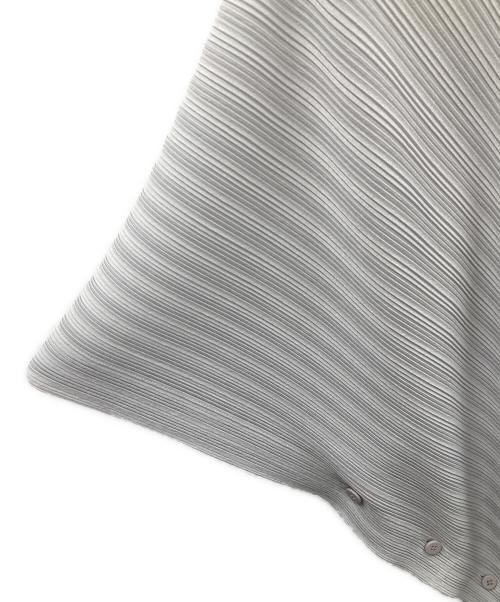 PLEATS PLEASE（プリーツプリーズ）PLEATS PLEASE (プリーツプリーズ) プリーツブラウス PLEATS PLEASE（プリーツ プリーズ） グレー サイズ:03の古着・服飾アイテム