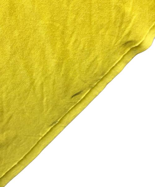 ISSEY MIYAKE（イッセイミヤケ）ISSEY MIYAKE (イッセイミヤケ) 変形ノースリーブカットソー イエロー サイズ:2の古着・服飾アイテム