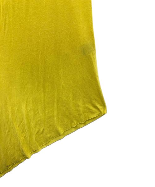 ISSEY MIYAKE（イッセイミヤケ）ISSEY MIYAKE (イッセイミヤケ) 変形ノースリーブカットソー イエロー サイズ:2の古着・服飾アイテム
