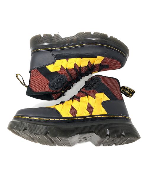 Dr.Martens（ドクターマーチン）Dr.Martens (ドクターマーチン) ブーツ Boury Contrast Utility Boots(ブリー コントラスト ユーティリティ ブーツ) ８ホールブーツ レッド系 サイズ:UK8の古着・服飾アイテム