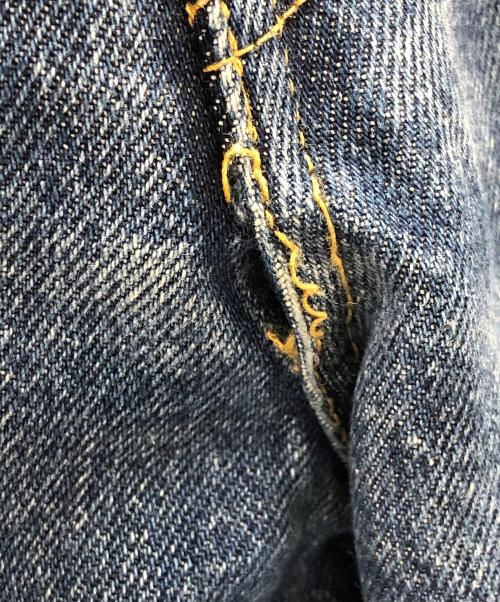 JOHN LAWRENCE SULLIVAN（ジョン ローレンス サリバン）JOHN LAWRENCE SULLIVAN (ジョン ローレンス サリバン) ジーンズ WASHED DENIM ZIPPED PANTS（ウォッシュ デニム ジッパー パンツ） インディゴ サイズ:44の古着・服飾アイテム