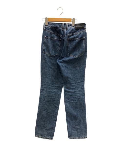 JOHN LAWRENCE SULLIVAN（ジョン ローレンス サリバン）JOHN LAWRENCE SULLIVAN (ジョン ローレンス サリバン) ジーンズ WASHED DENIM ZIPPED PANTS（ウォッシュ デニム ジッパー パンツ） インディゴ サイズ:44の古着・服飾アイテム