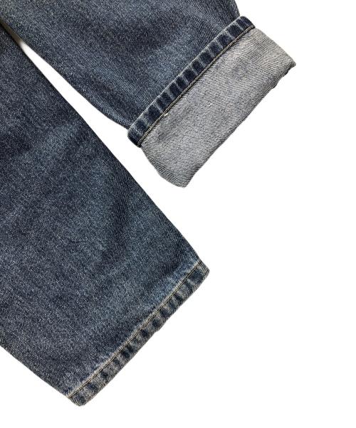 JOHN LAWRENCE SULLIVAN（ジョン ローレンス サリバン）JOHN LAWRENCE SULLIVAN (ジョン ローレンス サリバン) ジーンズ WASHED DENIM ZIPPED PANTS（ウォッシュ デニム ジッパー パンツ） インディゴ サイズ:44の古着・服飾アイテム