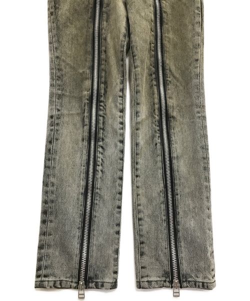 JOHN LAWRENCE SULLIVAN（ジョン ローレンス サリバン）JOHN LAWRENCE SULLIVAN (ジョン ローレンス サリバン) ジーンズ ブリーチデニムジップパンツ ブラック サイズ:44の古着・服飾アイテム
