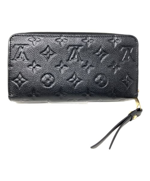 LOUIS VUITTON（ルイ ヴィトン）LOUIS VUITTON (ルイ ヴィトン) 長財布 ジッピー ウォレット モノグラム・アンプラント ノワール サイズ:実寸サイズにてご確認ください。の古着・服飾アイテム