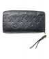 中古・古着 LOUIS VUITTON (ルイ ヴィトン) 長財布 ジッピー ウォレット モノグラム・アンプラント ノワール サイズ:実寸サイズにてご確認ください。：70000円