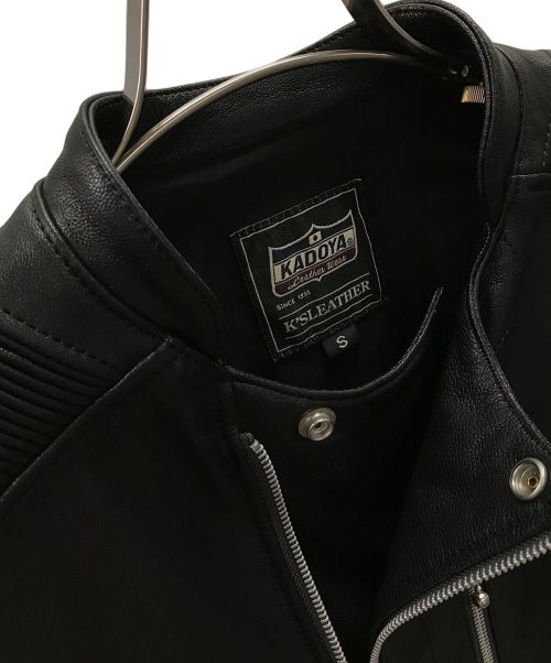 KADOYA（カドヤ）KADOYA (カドヤ) レザージャケット ATLAS（アトラス）レザージャケット ブラック サイズ:Sの古着・服飾アイテム