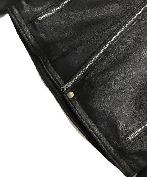 KADOYA（カドヤ）KADOYA (カドヤ) レザージャケット ATLAS（アトラス）レザージャケット ブラック サイズ:Sの古着・服飾アイテム