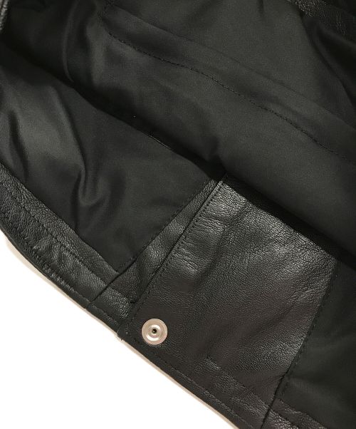 KADOYA（カドヤ）KADOYA (カドヤ) レザージャケット ATLAS（アトラス）レザージャケット ブラック サイズ:Sの古着・服飾アイテム