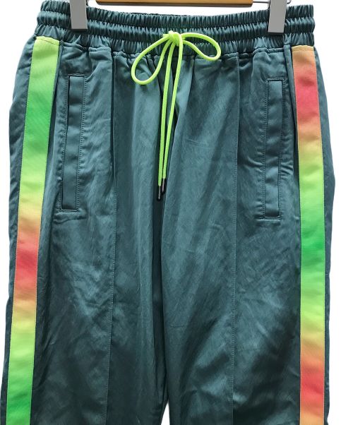 JUST DON（ジャストドン）JUST DON (ジャストドン) ナイロンパンツ/トラックパンツ アイランダーズ ジョガース ｢ティール｣ グリーン サイズ:Mの古着・服飾アイテム