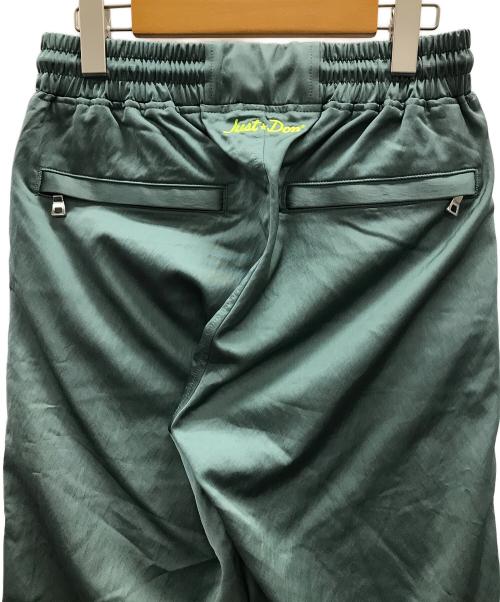 JUST DON（ジャストドン）JUST DON (ジャストドン) ナイロンパンツ/トラックパンツ アイランダーズ ジョガース ｢ティール｣ グリーン サイズ:Mの古着・服飾アイテム