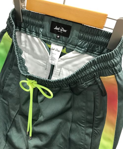 JUST DON（ジャストドン）JUST DON (ジャストドン) ナイロンパンツ/トラックパンツ アイランダーズ ジョガース ｢ティール｣ グリーン サイズ:Mの古着・服飾アイテム