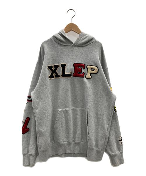 X-LARGE（エクストララージ）X-LARGE (エクストララージ) プルオーバーパーカー グレー サイズ:Lの古着・服飾アイテム