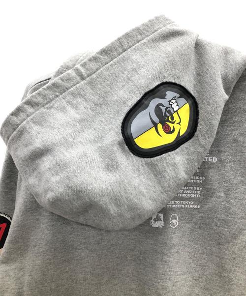 X-LARGE（エクストララージ）X-LARGE (エクストララージ) プルオーバーパーカー グレー サイズ:Lの古着・服飾アイテム